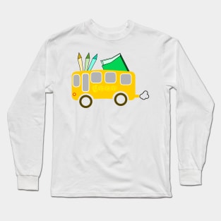 school bus Long Sleeve T-Shirt